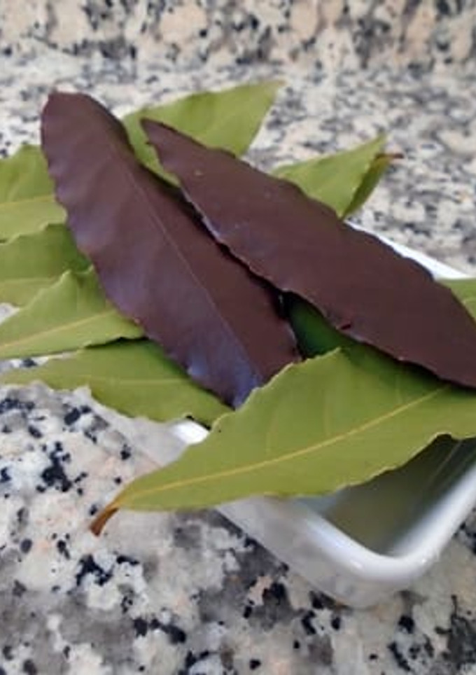 Una foto de Hojas de chocolate
