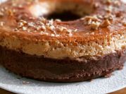 Una foto de chocoflan sin gluten