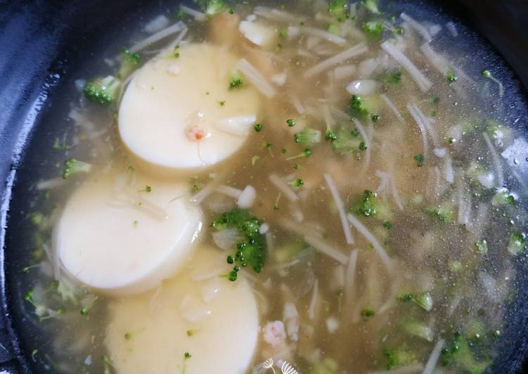 Cara Memasak 93. MPASI 13+ Creamy Tofu, Broccoli, Enoki yang Nikmat
