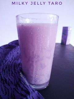 Foto resep Milky Jelly Taro