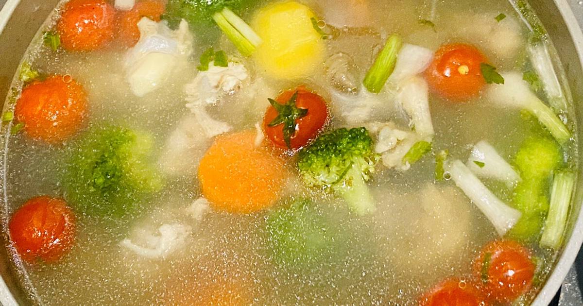 139 resep sup kaldu ayam enak dan sederhana - Cookpad