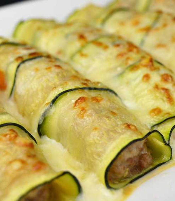 Una foto de Canelones de Verduras y Carne — Receta Apta para Diabéticos