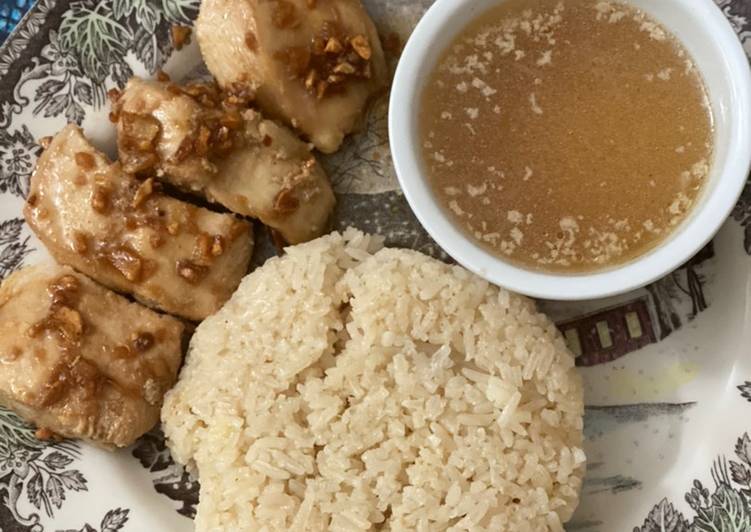 Resep Nasi Ayam Hainan RiceCooker Menggugah Selera