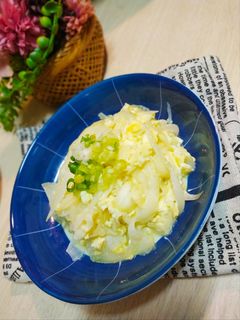 洋蔥炒蛋 的食譜成品照片