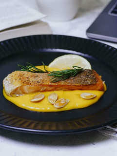 Foto resep #222 Salmon with Kabocha Soup