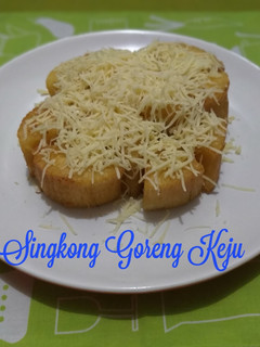 Foto resep 354.Singkong Goreng keju