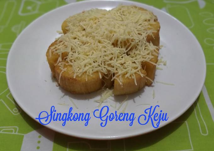 Resep 354.Singkong Goreng keju, Lezat