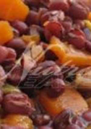 Una foto de Azukis con Calabaza