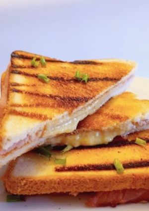 Une photo de Croque-monsieur croustillant de Cyril Lignac