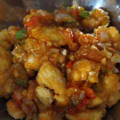 Una foto de Pollo agridulce 🍗🍬