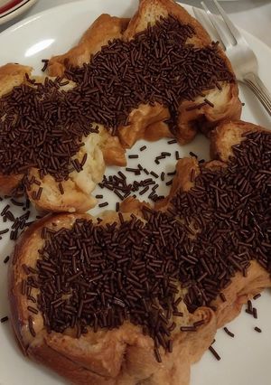 Foto resep Roti Bakar Cokelat Meses