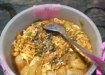 Praktis, Memasak Mie ramen rumahan Nikmat Lezat