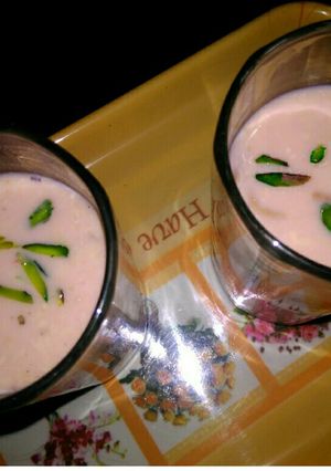 A picture of Orange Thandai.