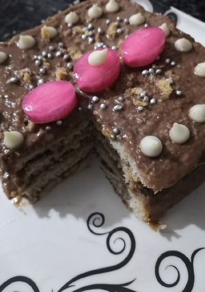 A picture of Chocolate bread cake.