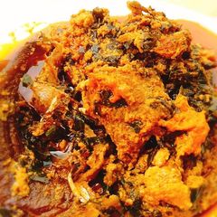 A picture of Egusi soup.