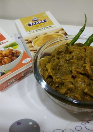 A picture of Achari Masala Zuchinni Veggie.
