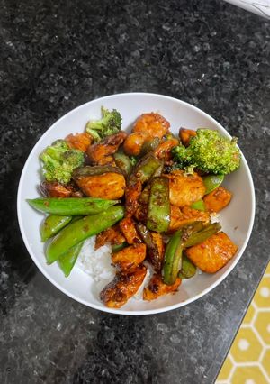 A picture of Chicken Stirfry.
