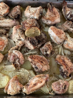Una foto de Pollo al horno