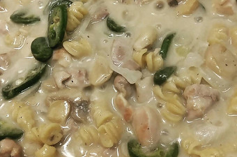 Cara Buat Pasta masak ayam jamur cabe ijo Enak Terbaru