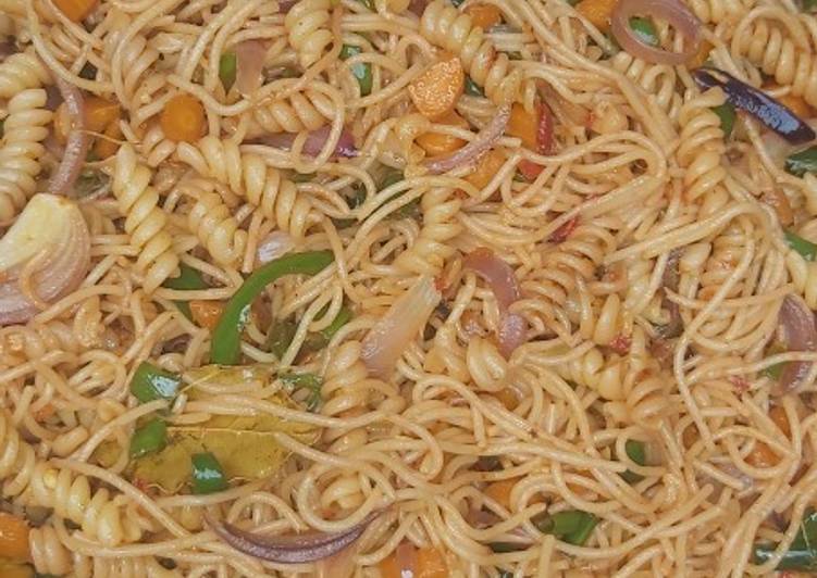 Recipe of Appetizing Spaghetti Macaroni Stir fry