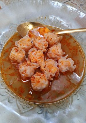 Foto resep Dimsum Kuah Chili Oil (Anti gagal)