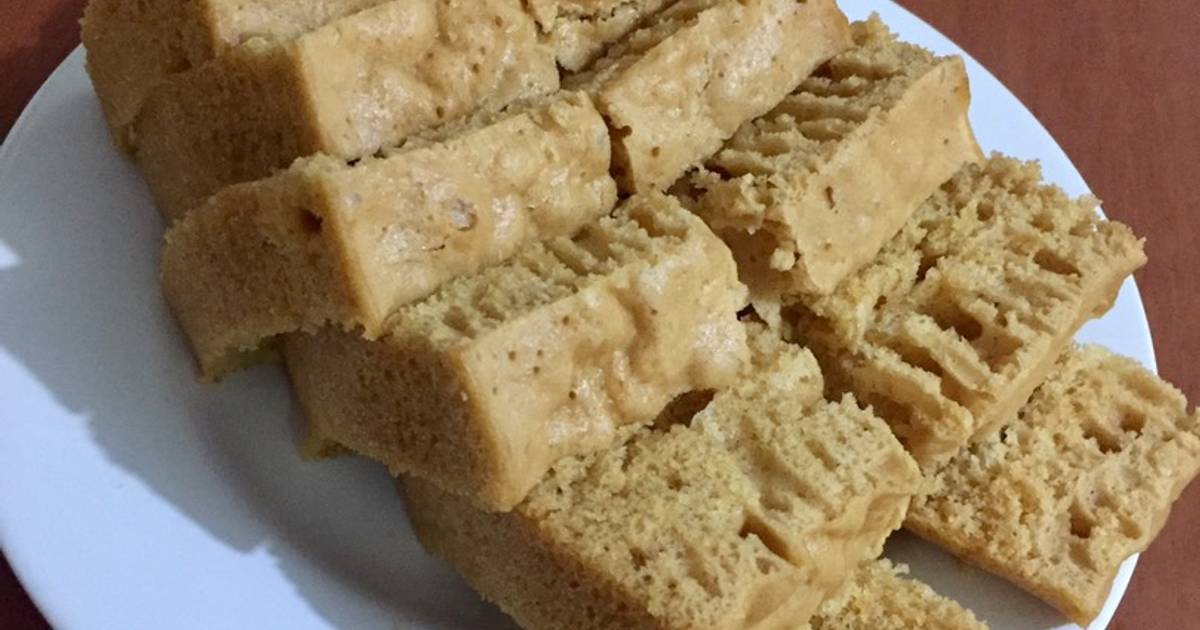 Resep Cheese sponge cake (no mixer, no oven, dan takaran sendok) oleh