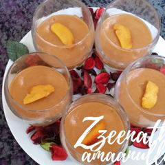 A picture of Peach Panna Cotta.