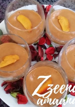 A picture of Peach Panna Cotta.