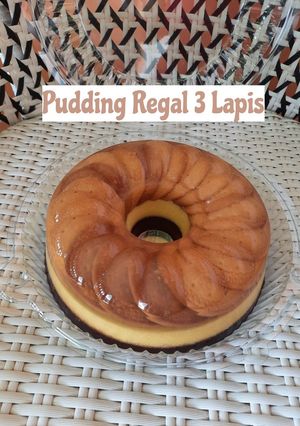 Foto resep Pudding Regal 3 Lapis