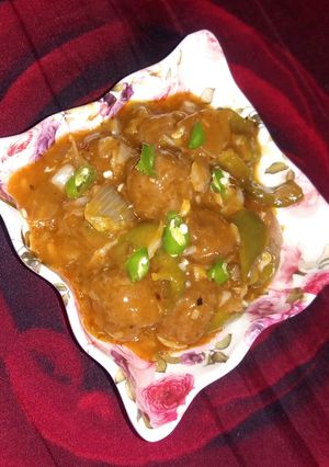 A picture of Soya chilli.