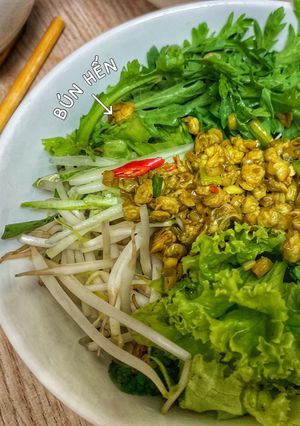 Hình của món Bún Hến.