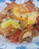 Colchón de arvejas (¡con pollo!)