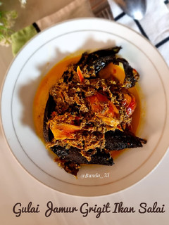 Foto resep 130. Gulai Jamur Grigit Ikan Salai