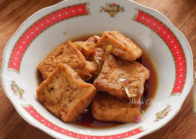 Resep Tahu Kecap Oleh Bun Elrafif Cookpad