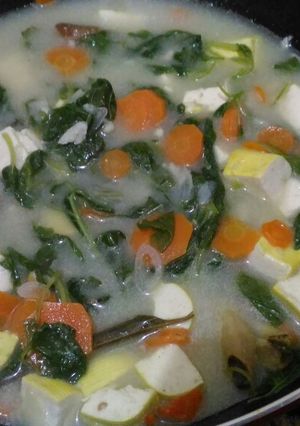 Foto resep Bobor BTW (Bayam, Tahu, Wortel)