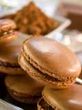 Macarons de chocolate