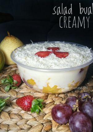 Foto resep Salad buah simple