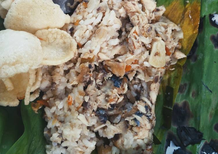 Nasi bakar tuna simpel😍
