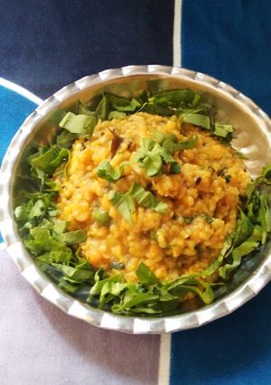 પાલક ખીચડી (Palak Khichdi Recipe In Gujarati) રેસીપી મુખ્ય ફોટો