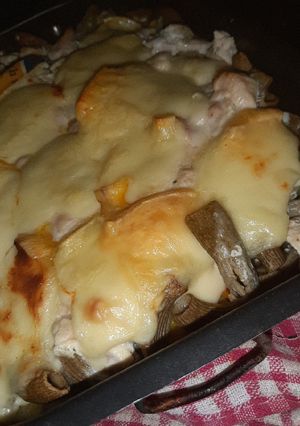 Zöldséges csirkés tészta recept fotója