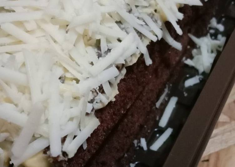 Cara Bikin Brownies double cheese kukus, Lezat Sekali