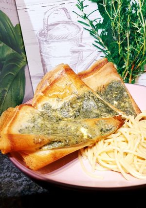 Une photo de Feuilletés épinards chèvre légers 😋