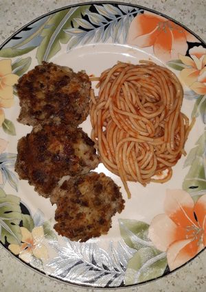 Una foto de Tortitas de picadillo y papa