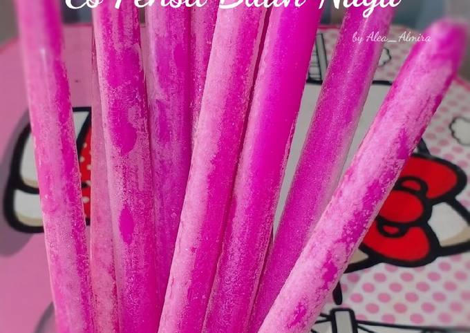 Ini dia! Bagaimana cara memasak Es Pensil Buah Naga  enak