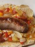 Sausage sandwich