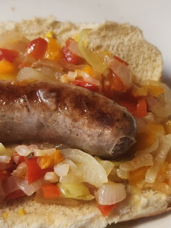A picture of Sausage sandwich.