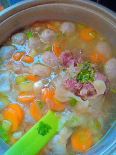 Foto resep SOP bakso iga lemak sapi