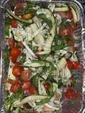 Salmón con verduras al horno