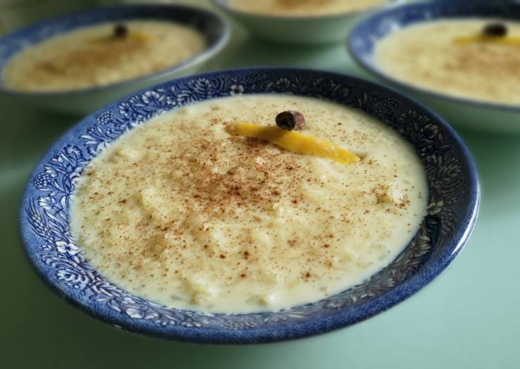 Arroz con leche natural