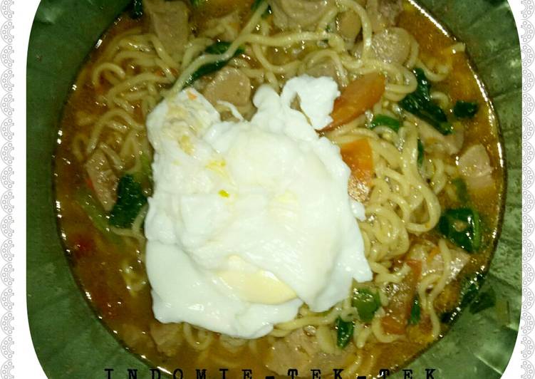 Resep Indomie Tek Tek Kuah Pedas, Sempurna